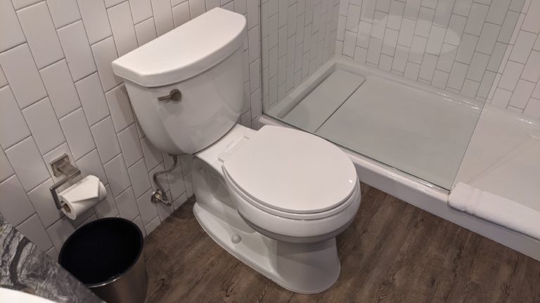 Kohler Cimarron in hotel bathroom
