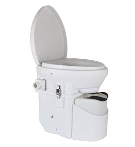 Nature's Head Self Contained Composting Toilet with Close Quarters Spider Handle Design