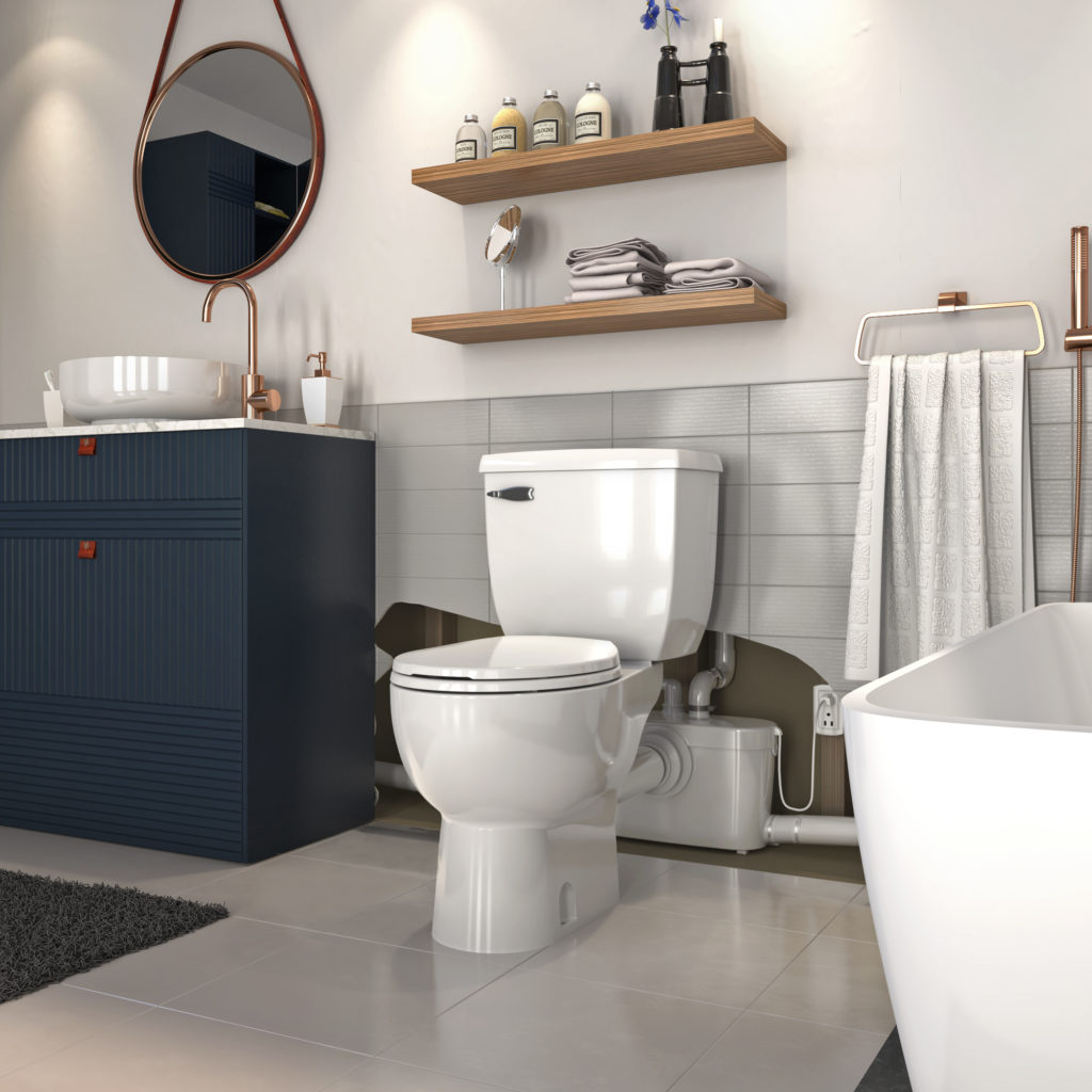 SaniAccess3 macerating toilet